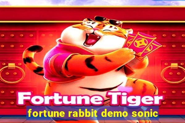 fortune rabbit demo sonic